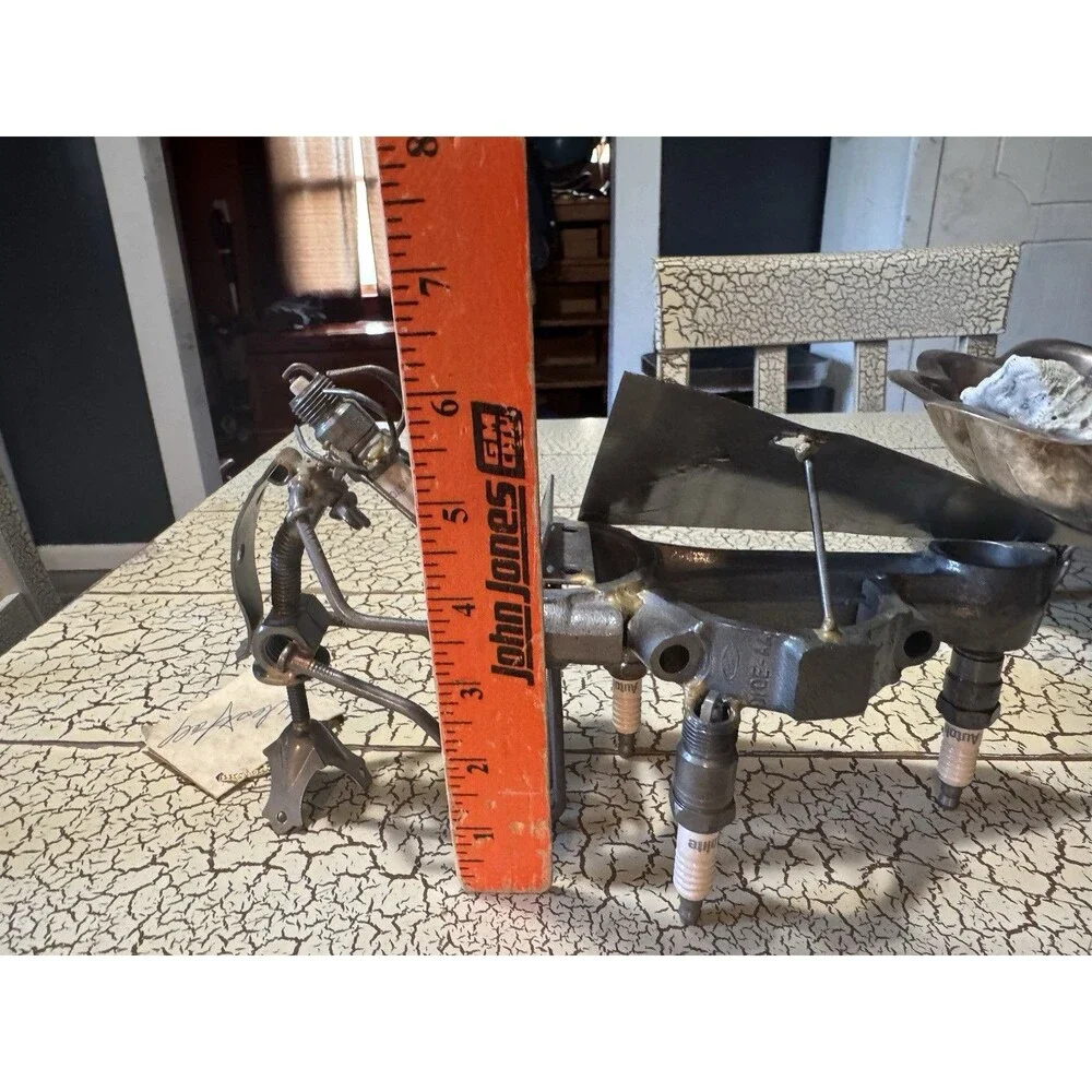 Bill Westfall - Piano Playing - Signed Nutz & Boltz Sculpture Original Metal Art